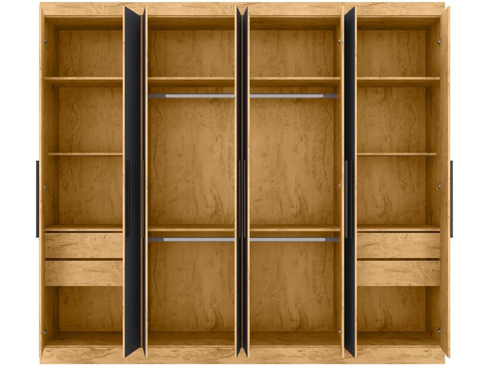 Guarda-roupa Casal 8 Portas 4 Gavetas - 6