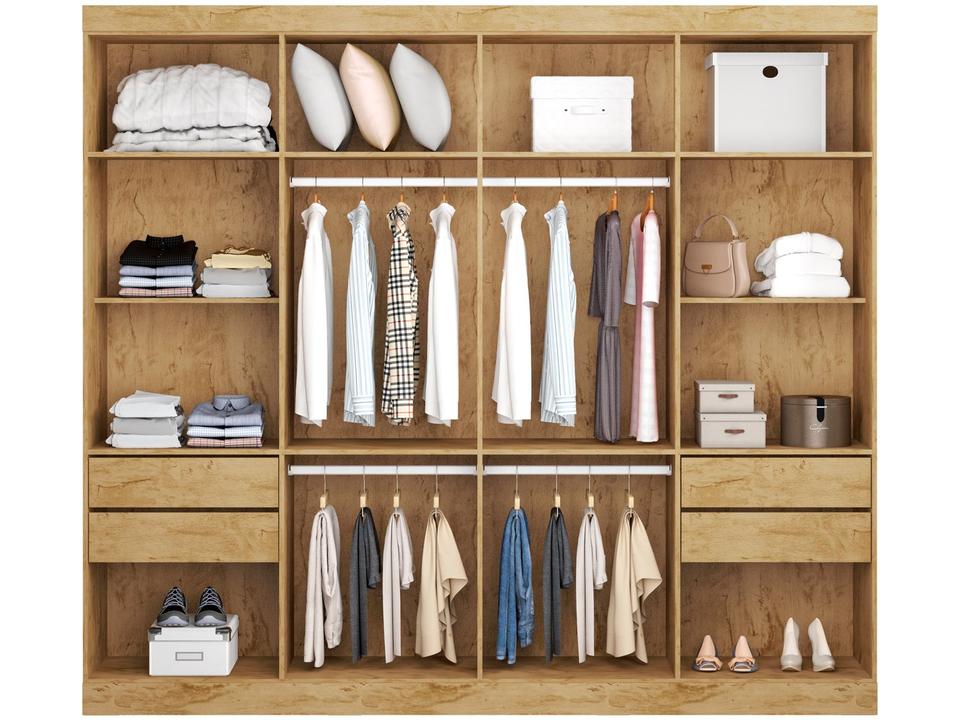 Guarda-roupa Casal 8 Portas 4 Gavetas - 4