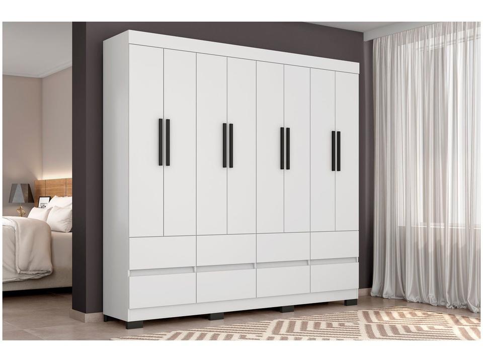 Guarda-roupa Casal 8 Portas 8 Gavetas Araplac B24088 - 4