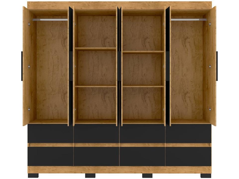 Guarda-roupa Casal 8 Portas 8 Gavetas Araplac B24088 - 7