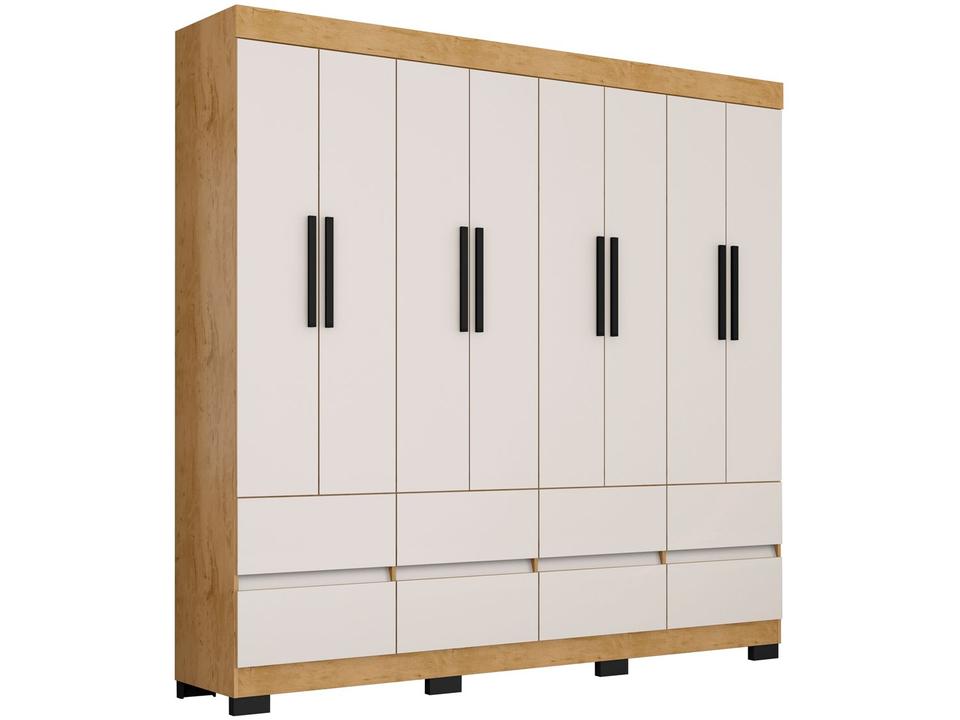 Guarda-roupa Casal 8 Portas 8 Gavetas Araplac B24088 - 9