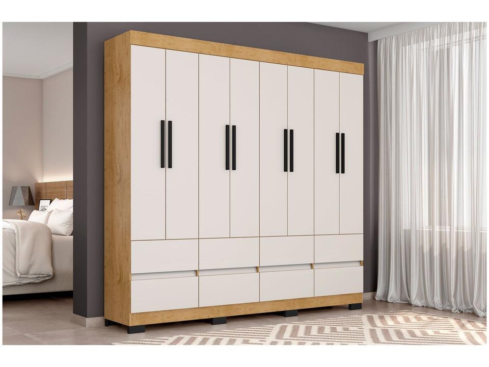 Guarda-roupa Casal 8 Portas 8 Gavetas Araplac B24088 - 5