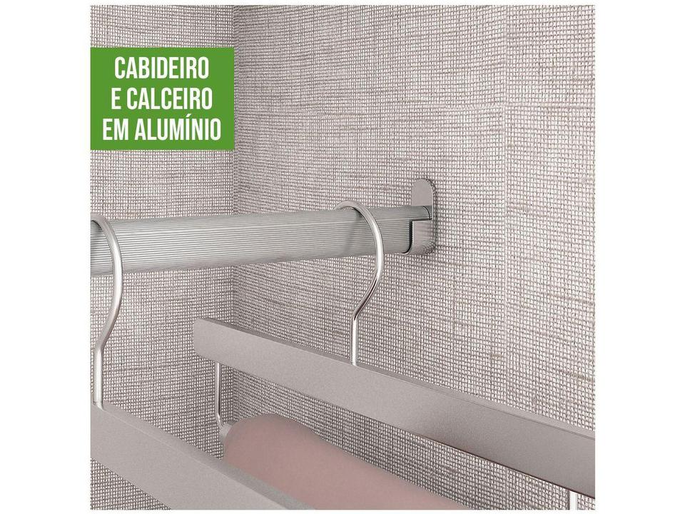 Guarda-roupa Casal com Espelho 3 Portas 6 Gavetas Caemmun Spazio - 7