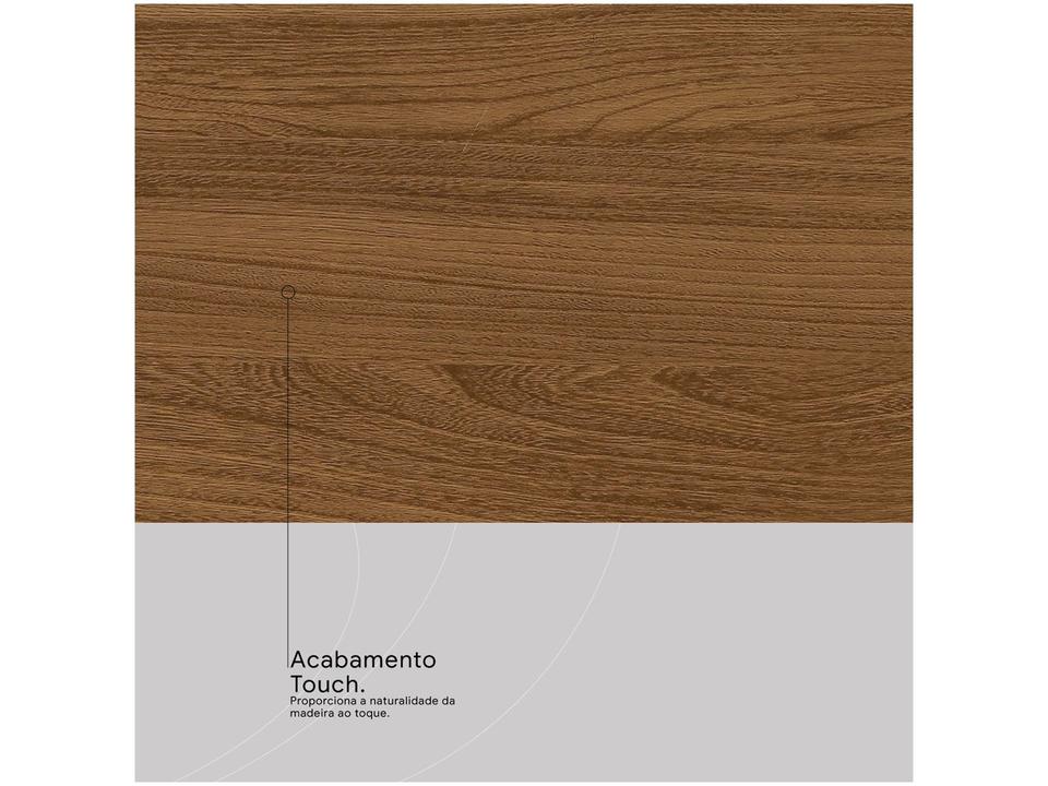 Guarda-roupa Casal com Espelho 3 Portas de Correr 2 Gavetas Demóbile Residence Flex - 6