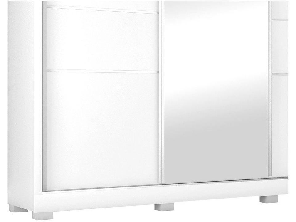 Guarda-roupa Casal com Espelho 3 Portas de Correr - 6