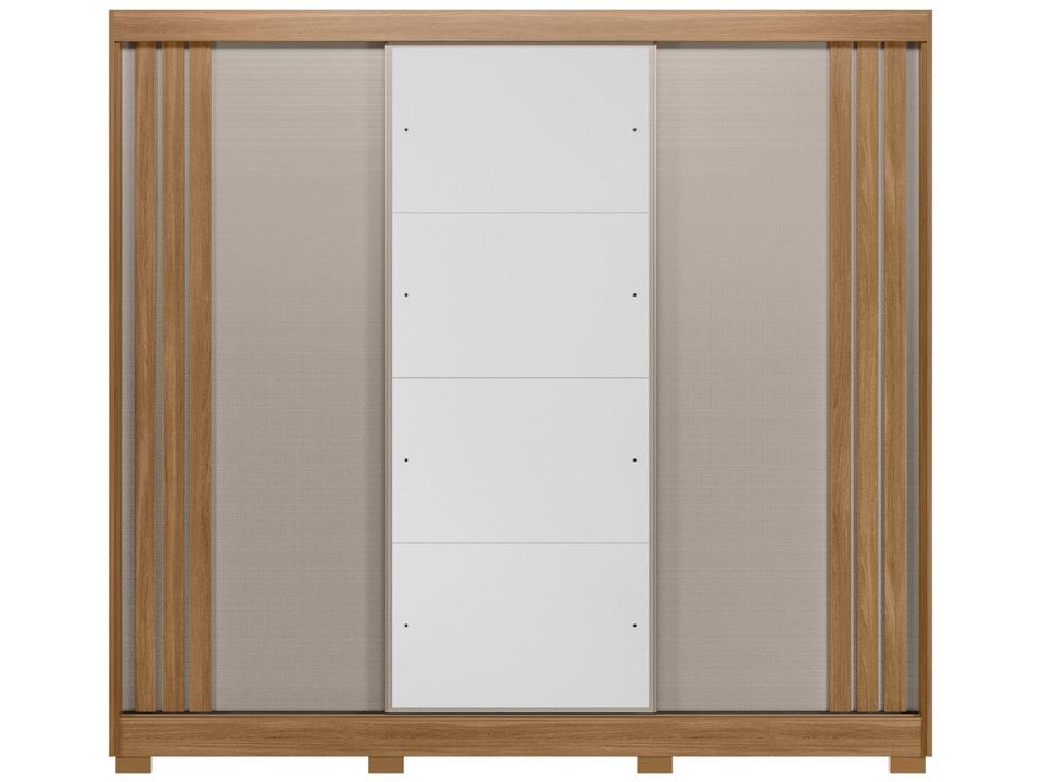 Guarda-roupa Casal com Espelho 3 Portas de Correr 6 Gavetas Demóbile Lille - 17