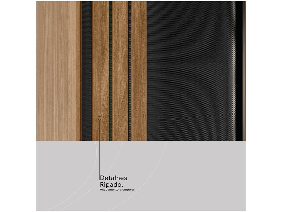 Guarda-roupa Casal com Espelho 3 Portas de Correr 6 Gavetas Demóbile Lille - 12