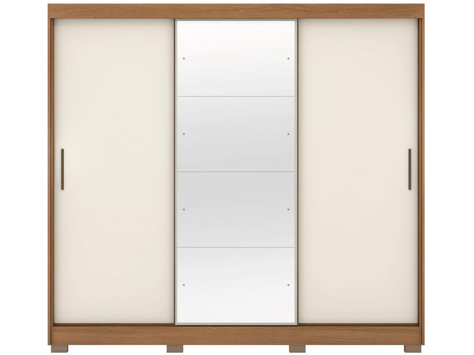 Guarda-roupa Casal com Espelho 3 Portas de Correr 6 Gavetas Demóbile Londres - 18