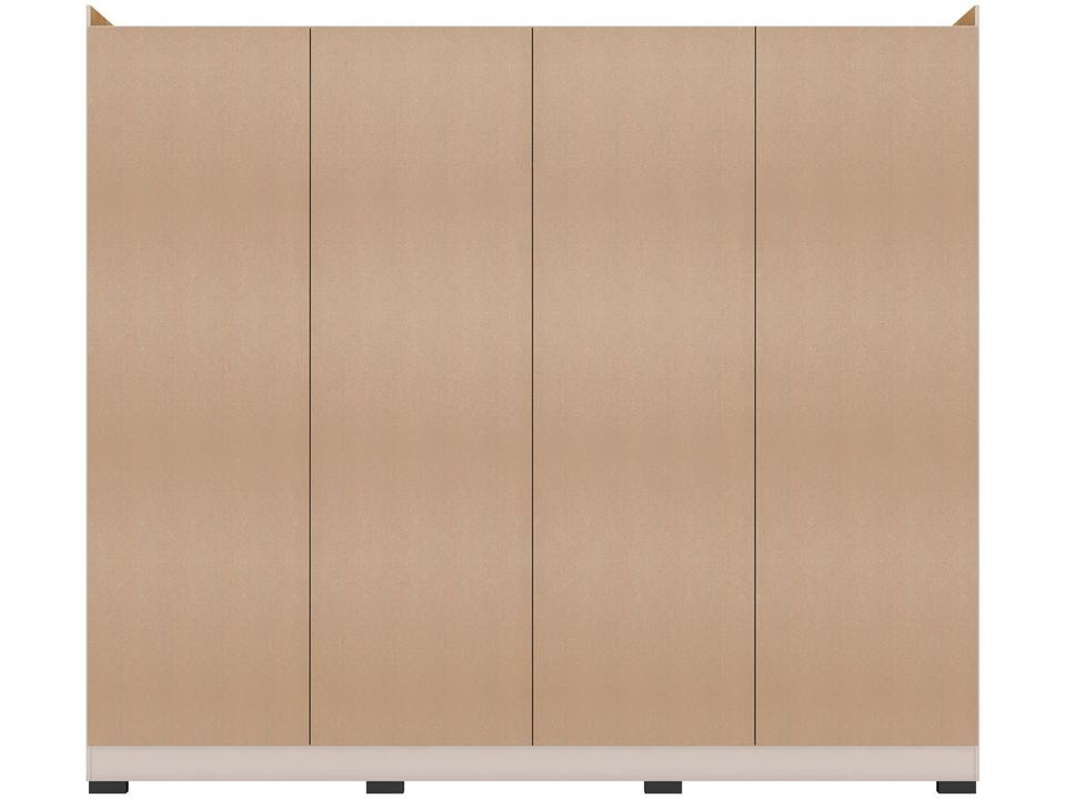 Guarda-roupa Casal com Espelho 4 Gavetas 2 Portas de Correr Araplac Benfica - 12