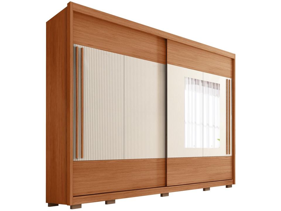 Guarda-roupa Casal com Espelho 4 Gavetas 2 Portas de Correr Caemmun Coliseu - 5