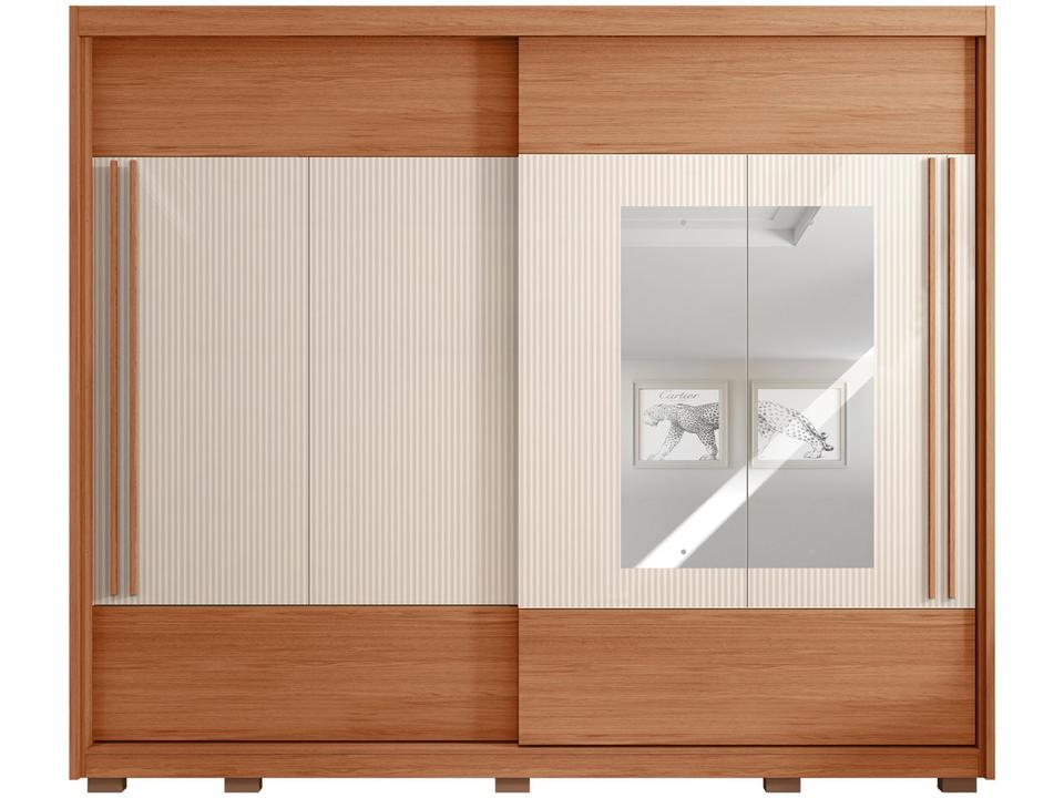 Guarda-roupa Casal com Espelho 4 Gavetas 2 Portas de Correr Caemmun Coliseu - 6