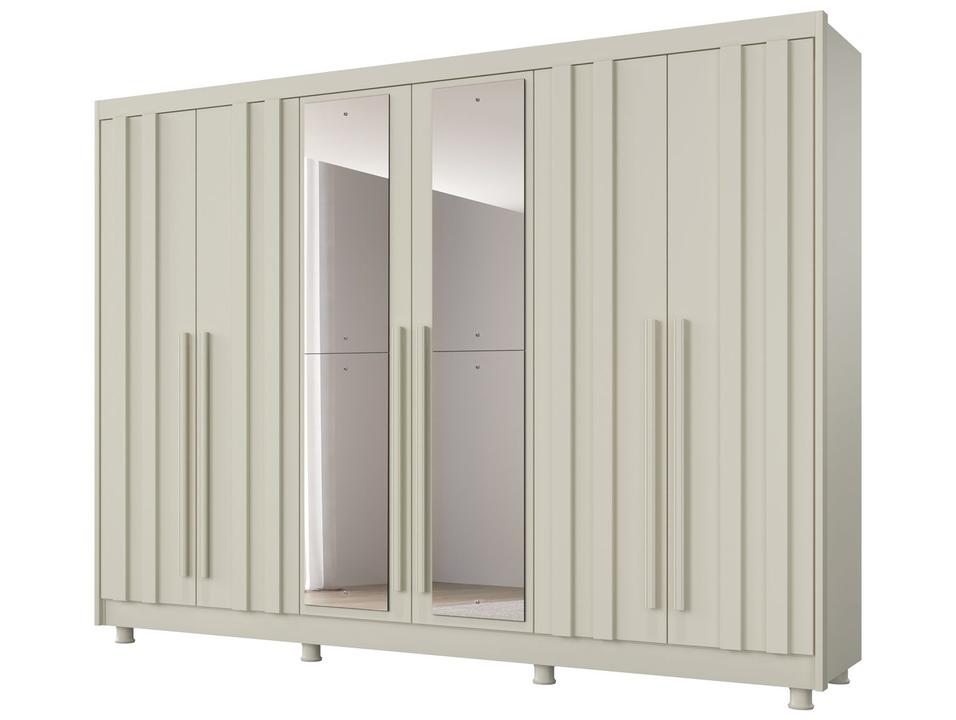 Guarda-roupa Casal com Espelho 4 Gavetas 6 Portas Made Marcs Torino - 6