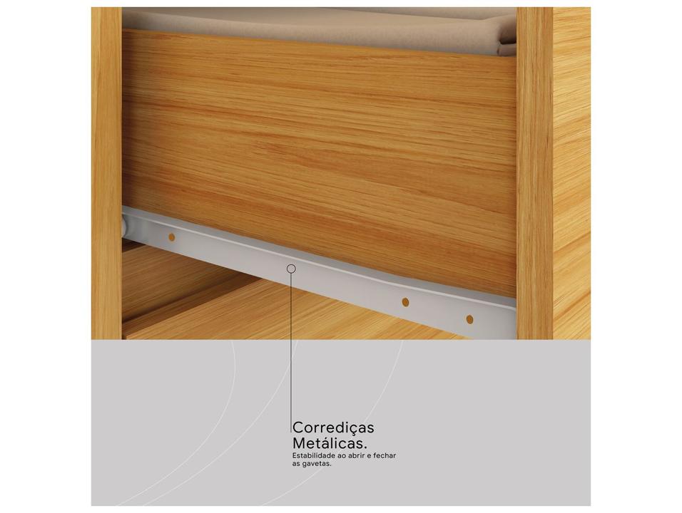 Guarda-roupa Casal com Espelho 6 Gavetas 6 Portas Demobile - 3