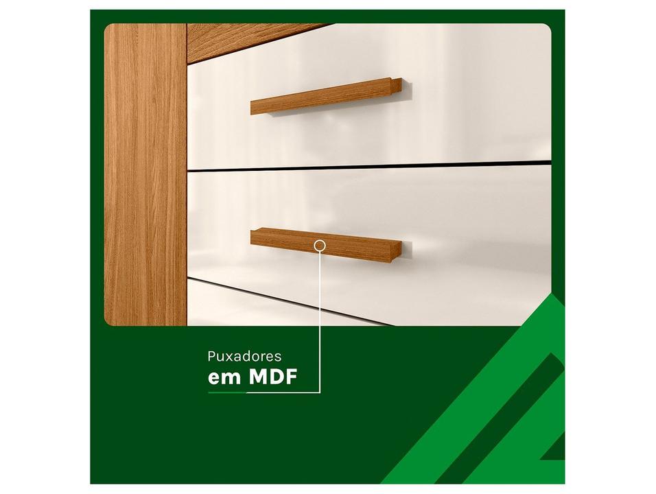 Guarda-roupa Casal com Espelho 6 Gavetas 6 Portas Moval França - 4
