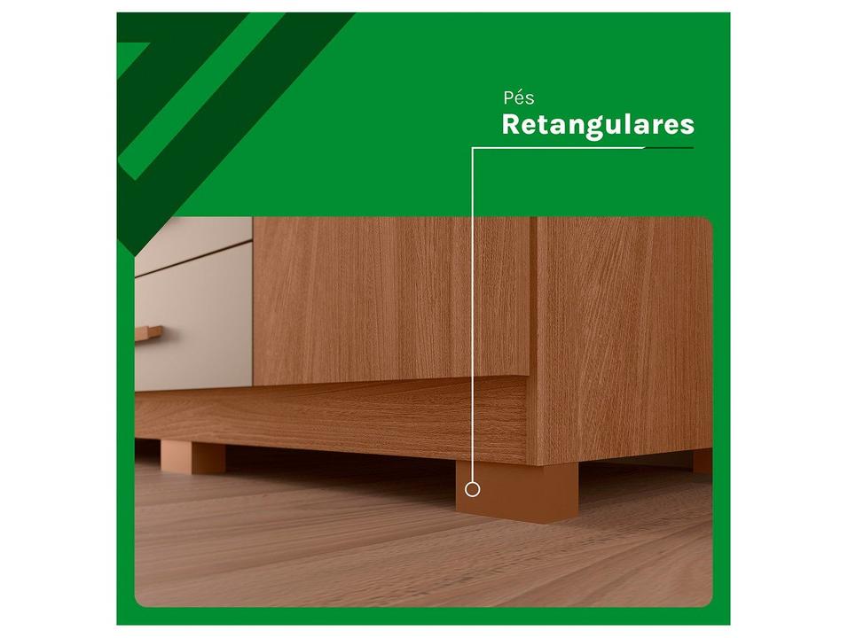 Guarda-roupa Casal com Espelho 6 Gavetas 6 Portas Moval França - 5