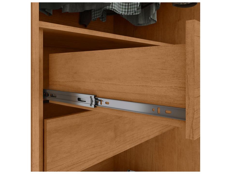 Guarda-roupa Casal com Espelho 6 Gavetas 6 Portas Móveis Lopas Imperatore - 8