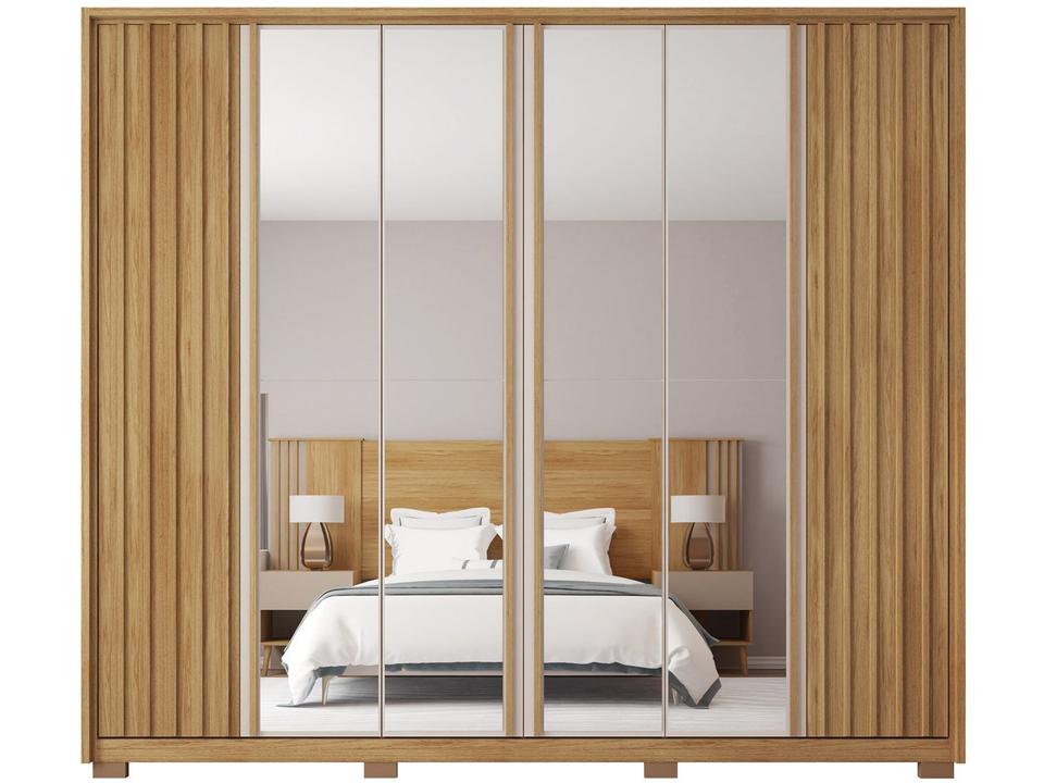 Guarda-roupa Casal com Espelho 6 Portas 6 Gavetas Caemmun Apollo - 6