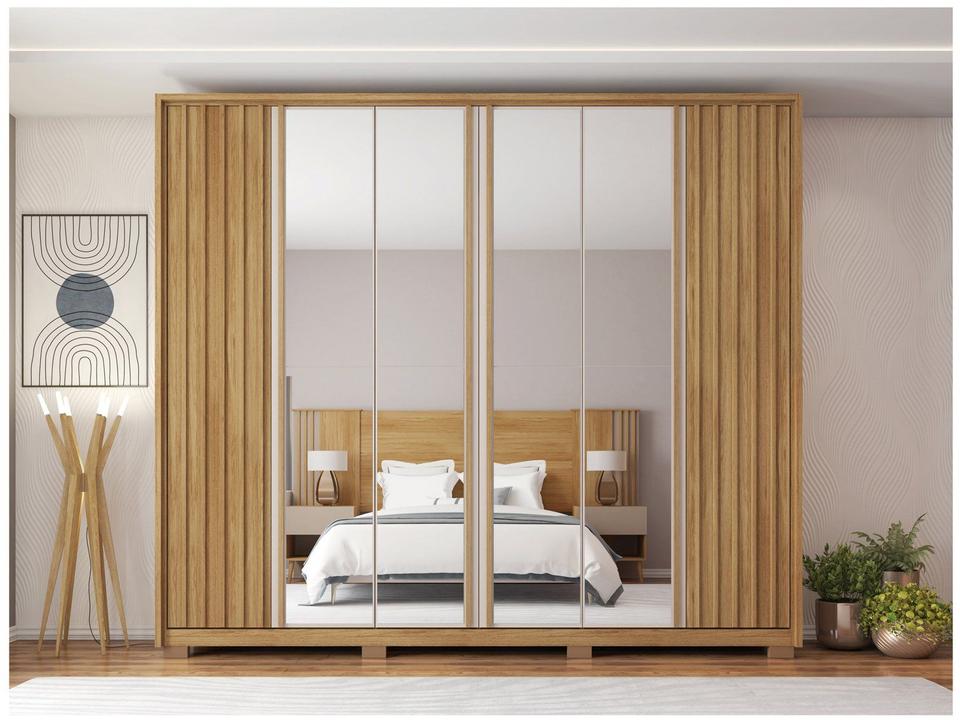 Guarda-roupa Casal com Espelho 6 Portas 6 Gavetas Caemmun Apollo - 5