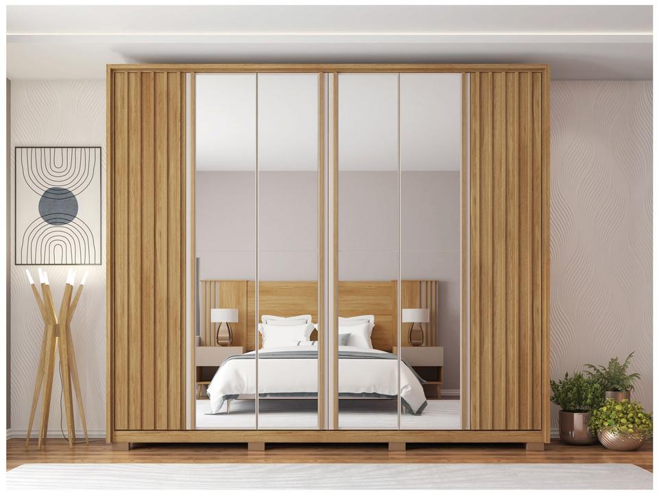 Guarda-roupa Casal com Espelho 6 Portas 6 Gavetas Caemmun Apollo - 5