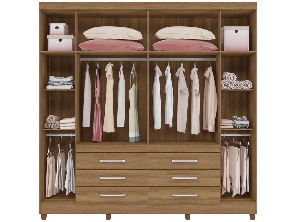 Guarda-roupa Casal com Espelho 6 Portas - 3