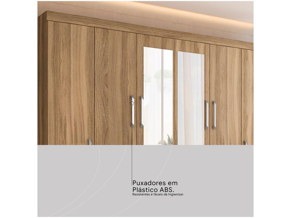 Guarda-roupa Casal com Espelho 6 Portas - 10