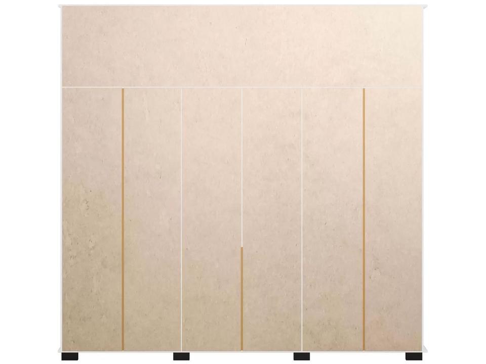 Guarda-roupa Casal com Espelho 6 Portas Araplac Malu - 10