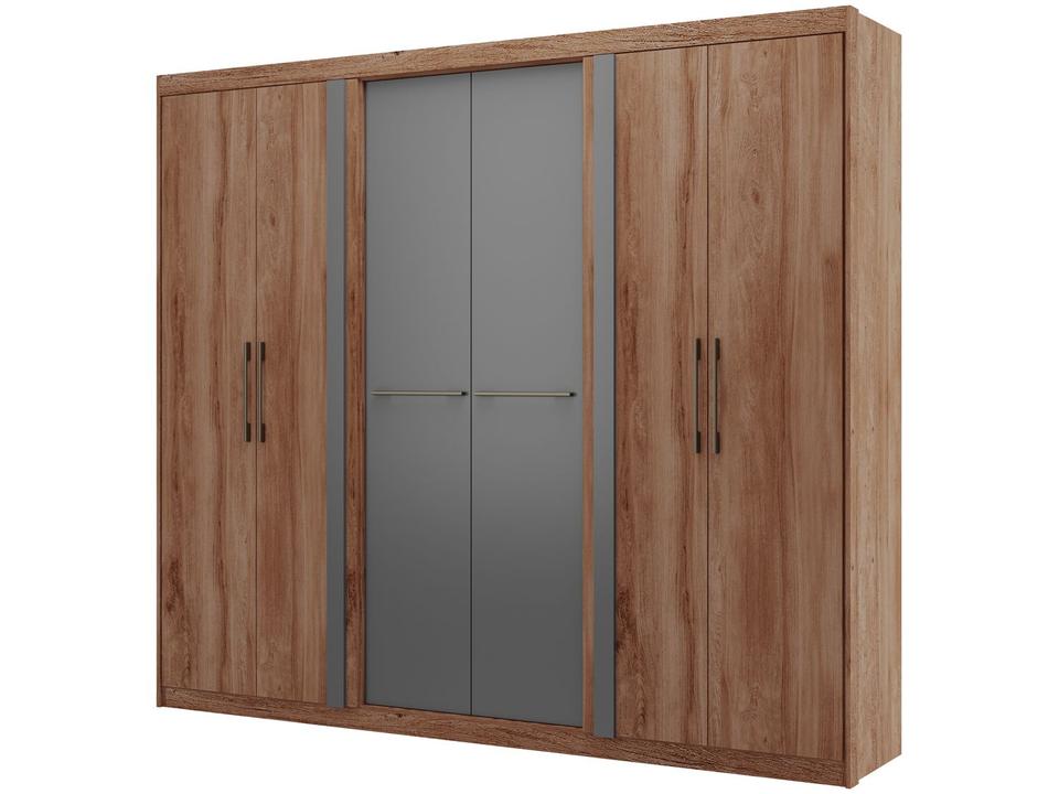 Guarda-roupa Casal Modulado 3 Gavetas 6 Portas Carraro Valley 1155 - 7