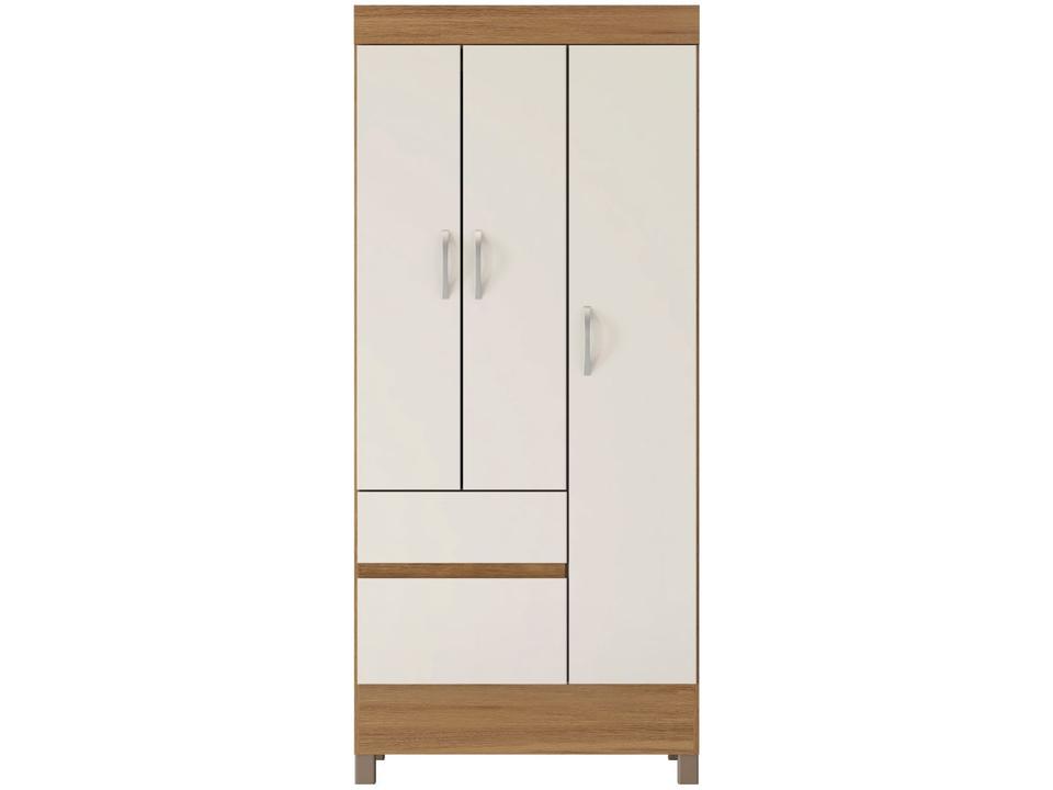 Guarda-roupa Solteiro 2 Gavetas 3 Portas Demóbile Wind - 9