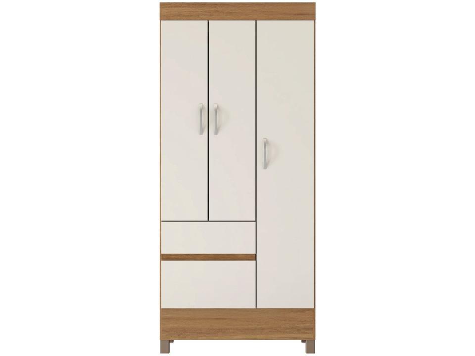 Guarda-roupa Solteiro 2 Gavetas 3 Portas Demóbile Wind - 9