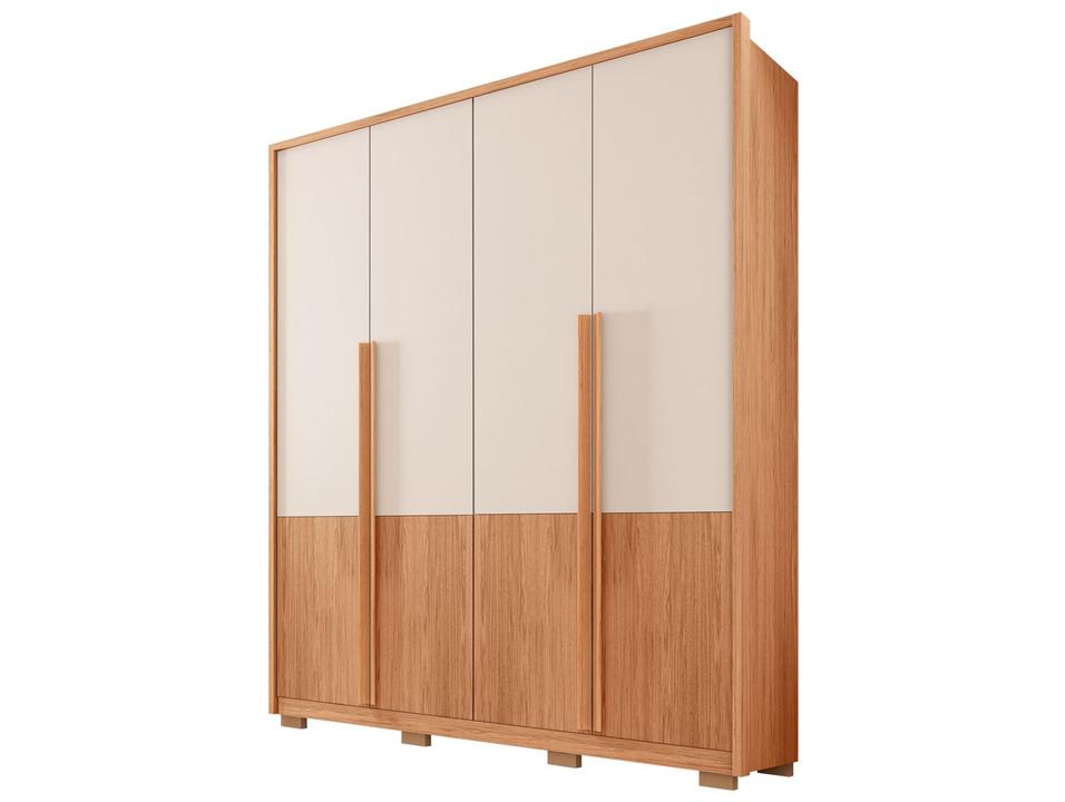 Guarda-roupa Solteiro 3 Gavetas 4 Portas Caemmun Francis - 8