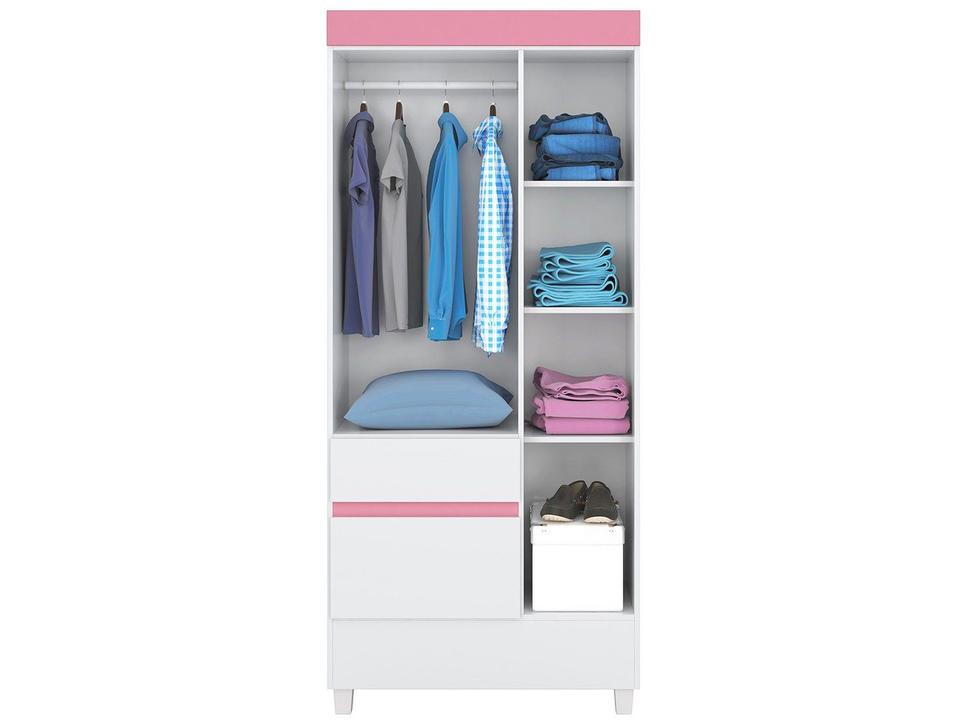 Guarda-roupa Solteiro 3 Portas 2 Gavetas Demóbile Wind - 5