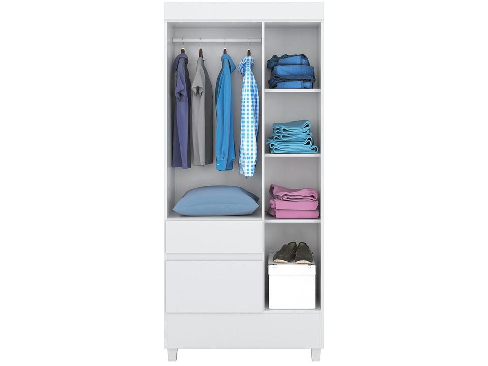 Guarda-roupa Solteiro 3 Portas 2 Gavetas Demóbile Wind - 7