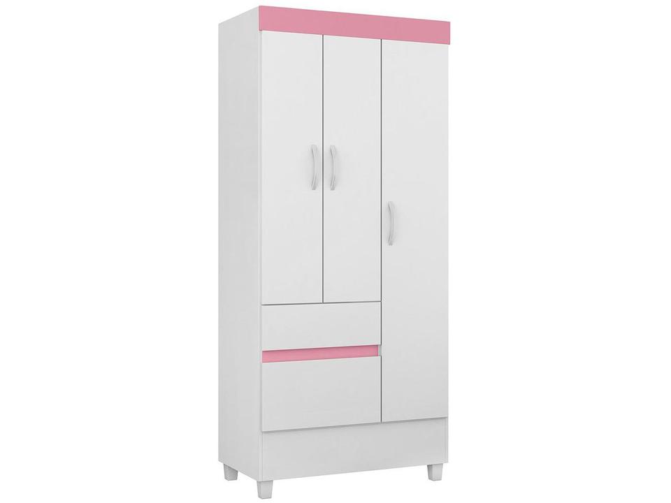 Guarda-roupa Solteiro 3 Portas 2 Gavetas Demóbile Wind - 4