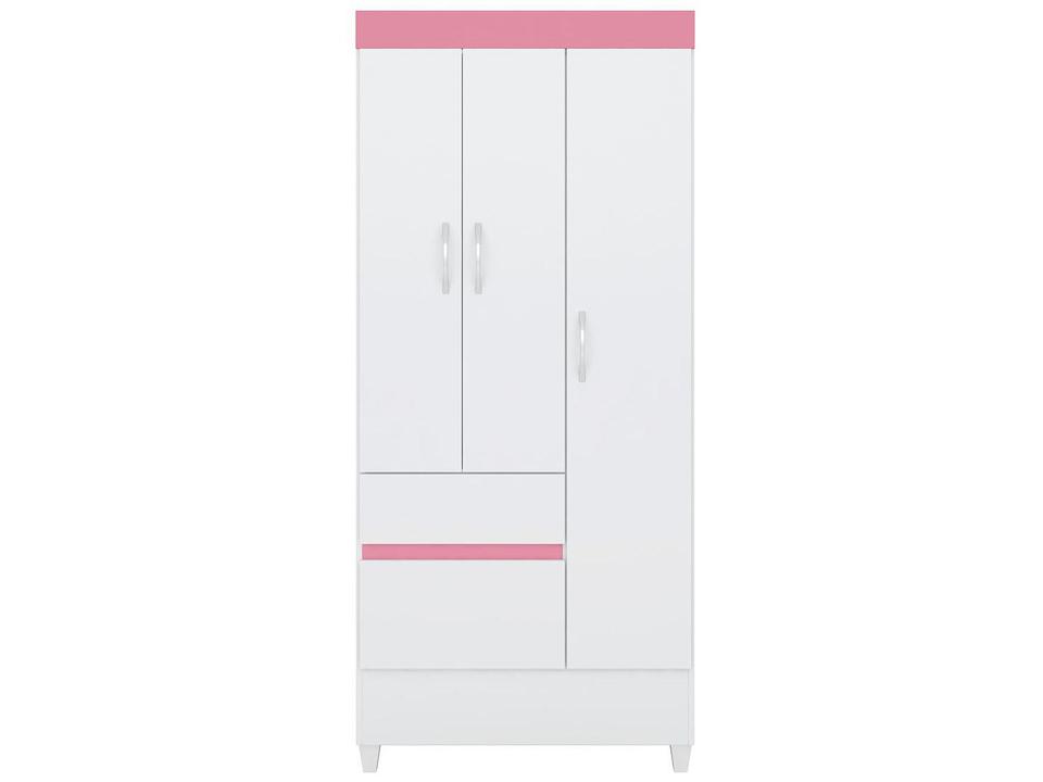 Guarda-roupa Solteiro 3 Portas 2 Gavetas Demóbile Wind - 8