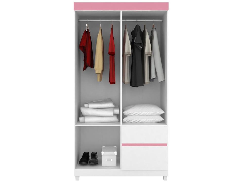 Guarda-roupa Solteiro 4 Portas 2 Gavetas Demóbile Lotus - 6