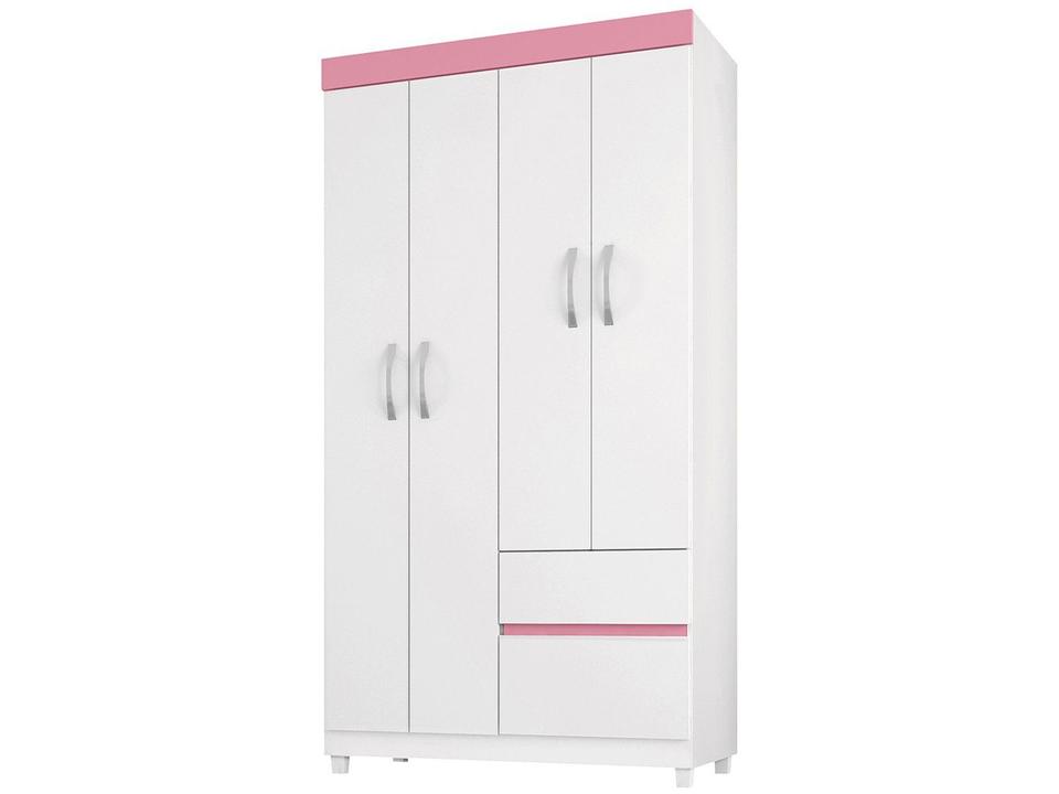 Guarda-roupa Solteiro 4 Portas 2 Gavetas Demóbile Lotus - 5