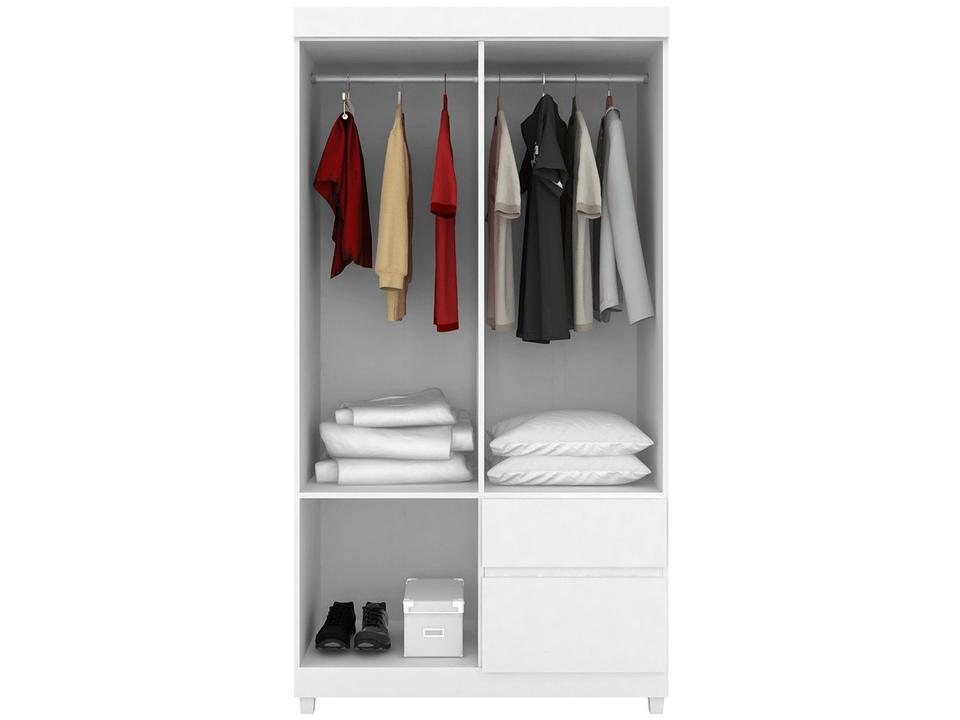 Guarda-roupa Solteiro 4 Portas 2 Gavetas Demóbile Lotus - 9