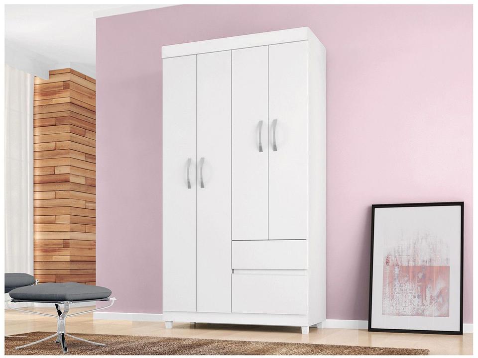 Guarda-roupa Solteiro 4 Portas 2 Gavetas Demóbile Lotus - 3
