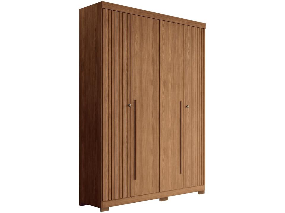 Guarda-roupa Solteiro 4 Portas 2 Gavetas - 10