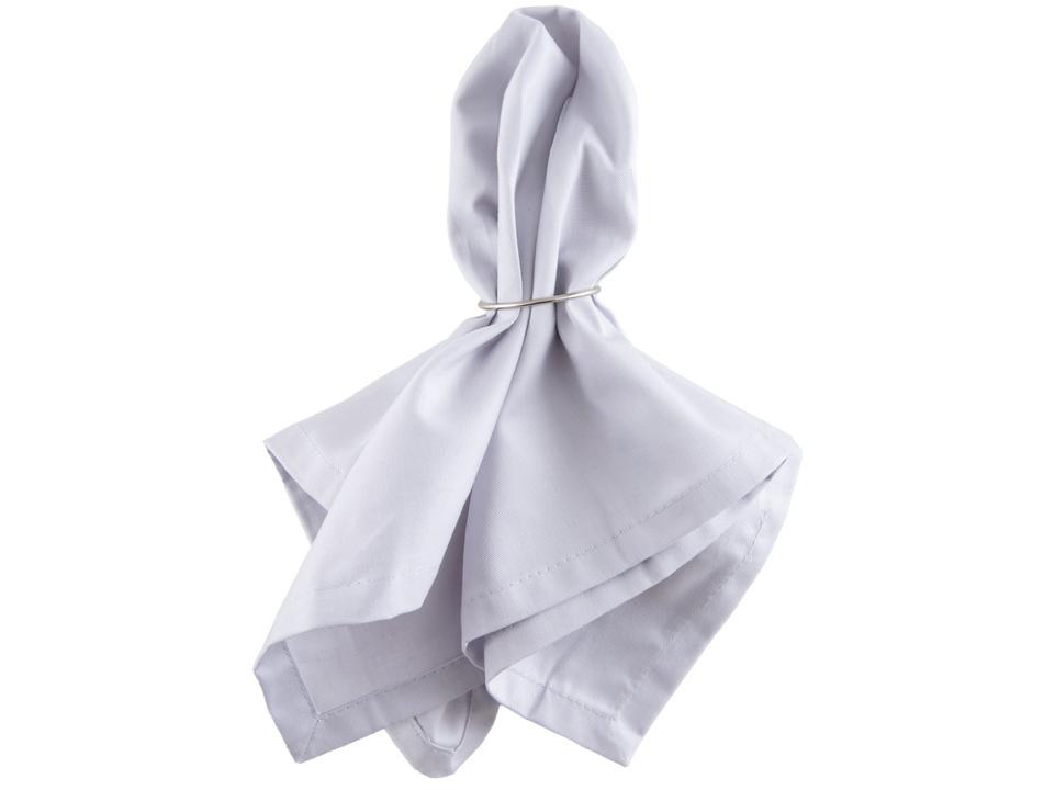 Guardanapo de Tecido Cinza 100% Algodão 45x45cm Buddemeyer Monreale 4 Peças - 4