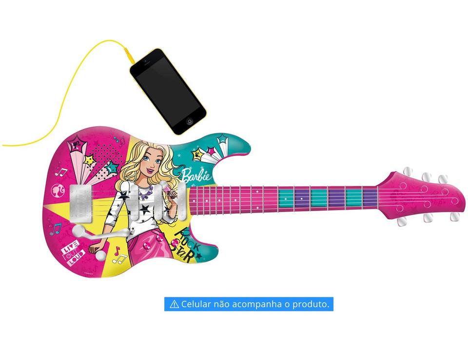 Guitarra de Brinquedo Barbie Fabulosa - 1