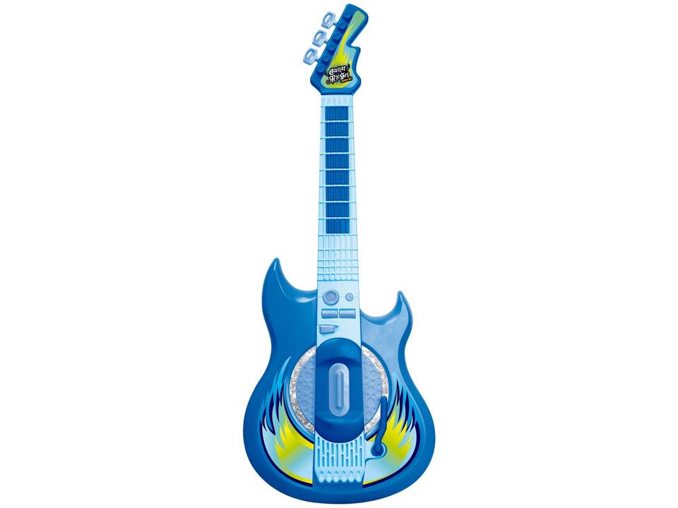 Guitarra de Brinquedo com Microfone Hora do Show - Guitarra Rockstar Zoop Toys - 1