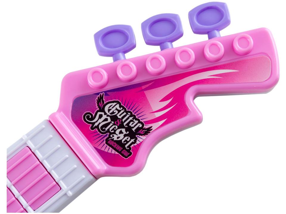 Guitarra de Brinquedo com Microfone Hora do Show - 5