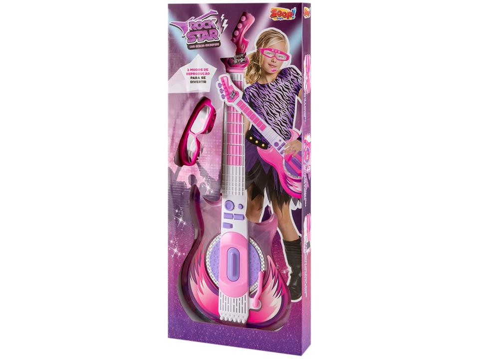 Guitarra de Brinquedo com Microfone Hora do Show - 10