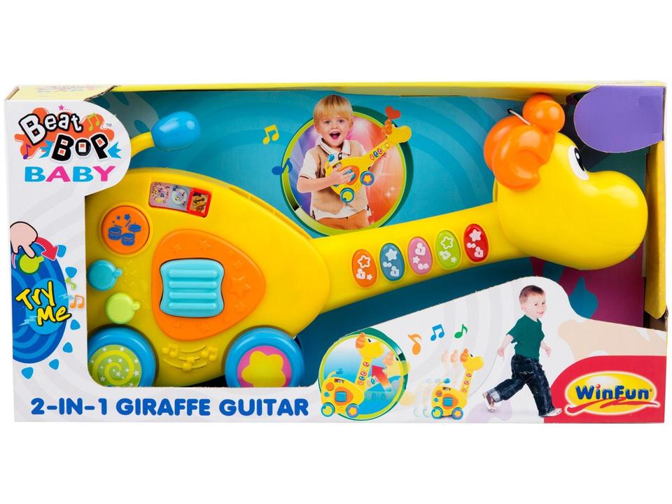 Guitarra de Brinquedo Girafa 2 em 1 Winfun - 2
