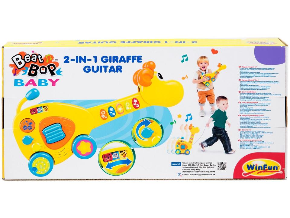 Guitarra de Brinquedo Girafa 2 em 1 Winfun - 4