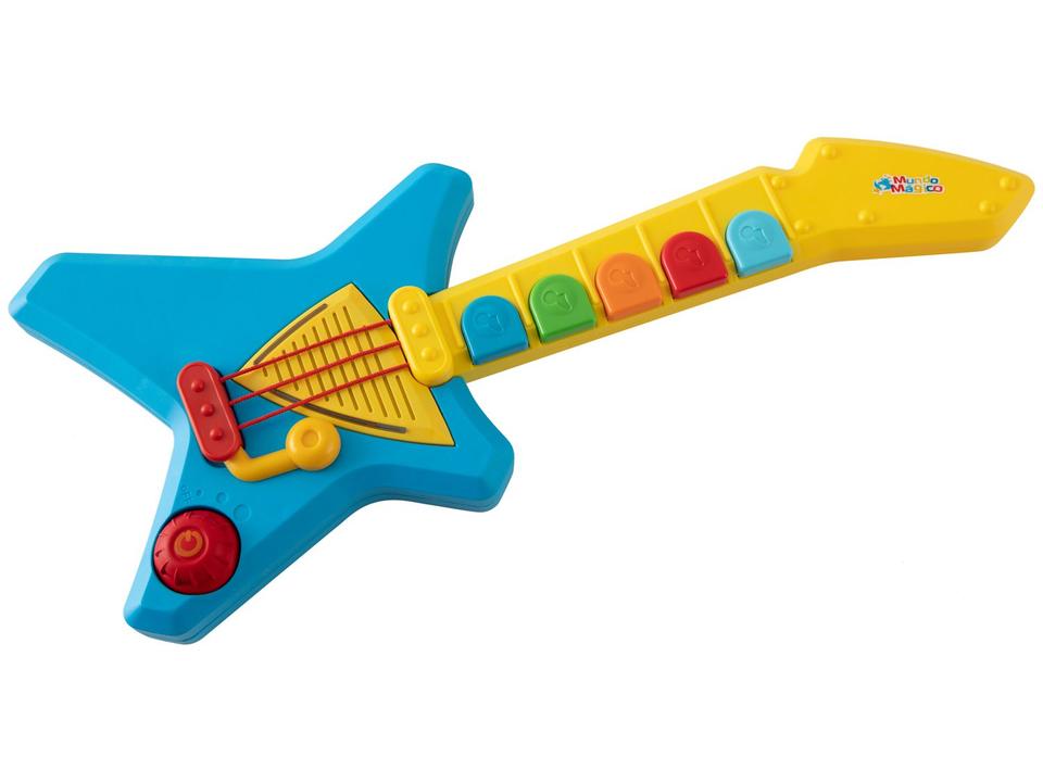 Guitarra de Brinquedo Mundo Mágico Maluca - Xplast - 1