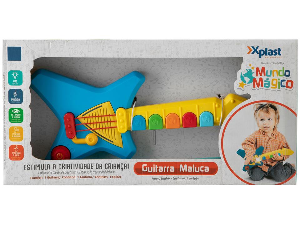 Guitarra de Brinquedo Mundo Mágico Maluca - Xplast - 8