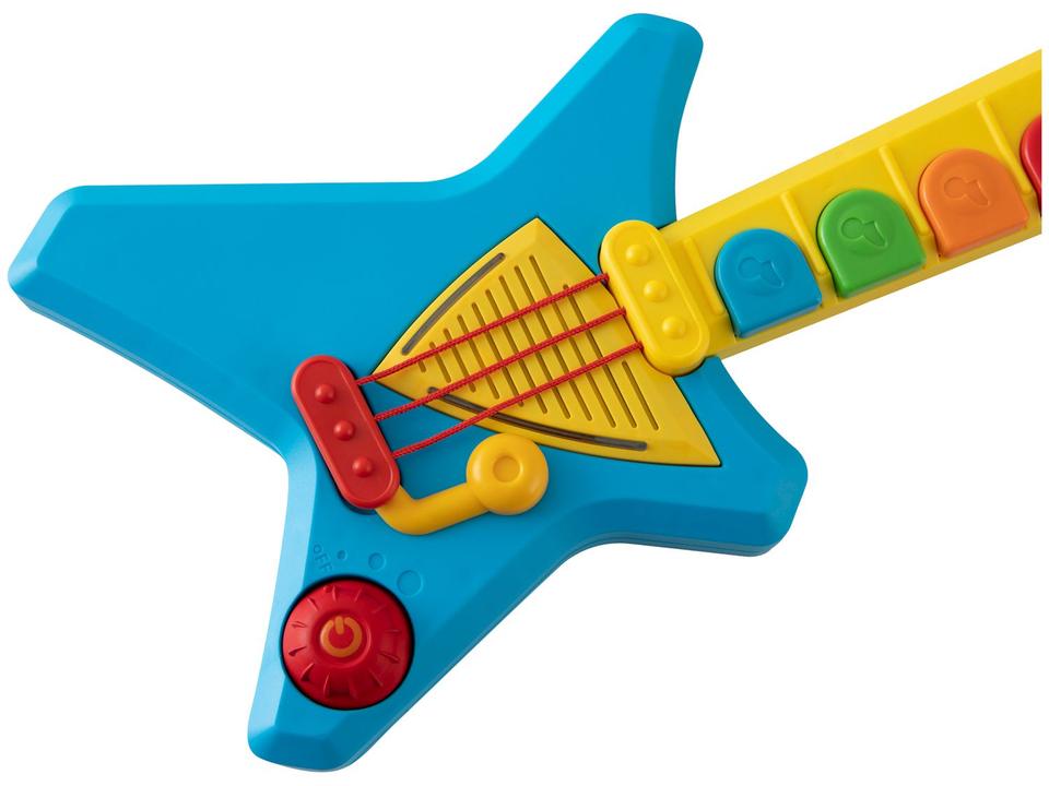 Guitarra de Brinquedo Mundo Mágico Maluca - Xplast - 4