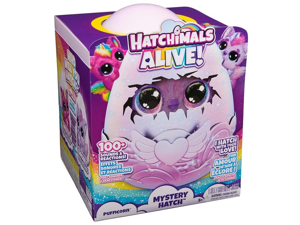 Hatchimals Alive Pufficórnio Spin Master - 15